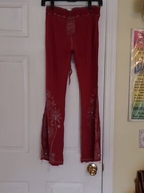 DaNang Sweats Womens Size Small deep Red